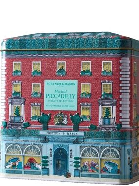 Fortnum & Mason Musical Piccadilly Tin Box Handel Water Music Wind Up